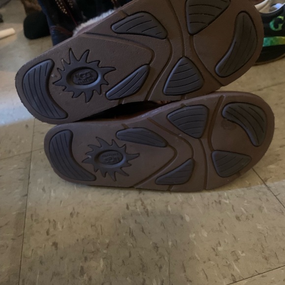 UGG Australia Tularosa Aztec Leather Lace Up Tall Boot Chocolate - Picture 2 of 15